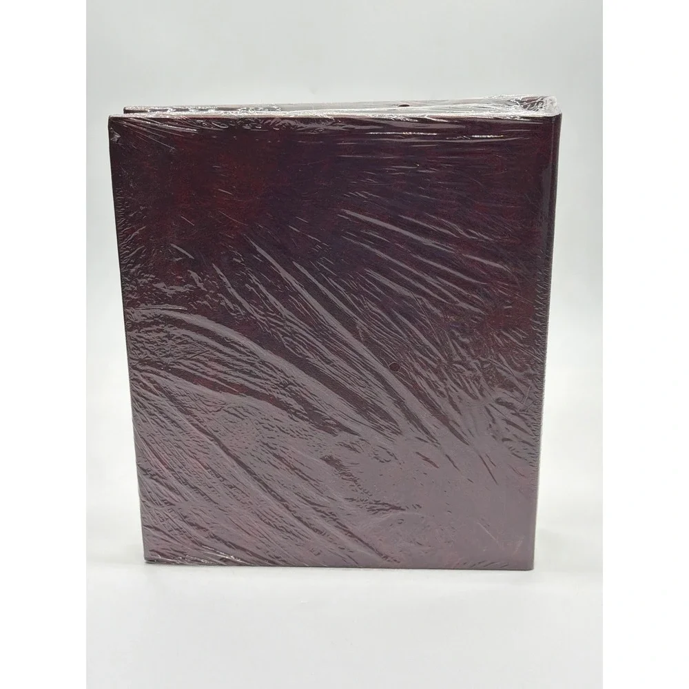 Pioneer Photo Album Burgundy Gold Trim 100 Magnetic Pages Refillable LM-100 NEW